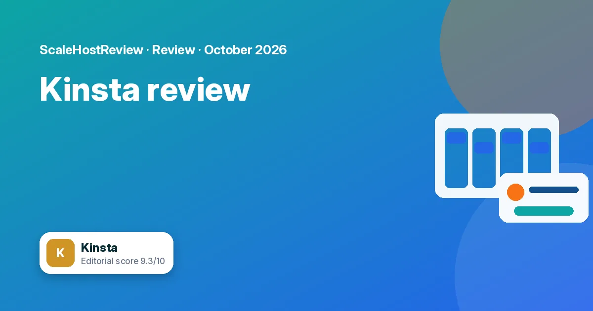 Kinsta review: premium managed WordPress, explained: featured graphic