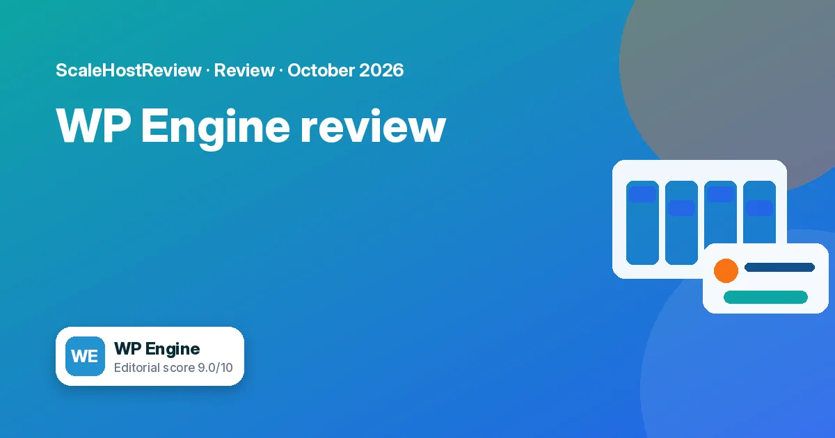 WP Engine review: managed WordPress for agencies and established sites: featured graphic